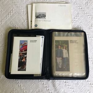 1997 BMW 3 Series Owners Manual Original with Leather Case and Extras OEM
